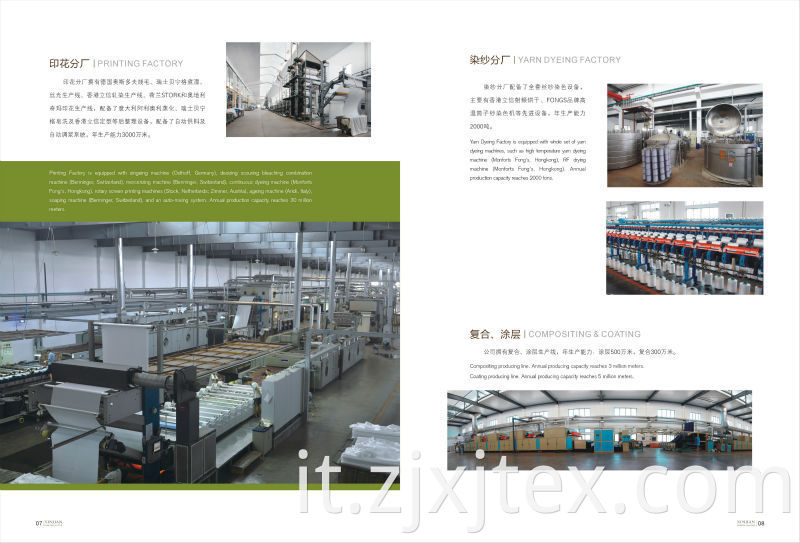 Printing,Yarn dyeing and Coating Department